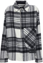 Thumbnail for your product : we11done Check Wool Anorak Shirt
