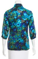 Thumbnail for your product : Erdem Silk Printed Blouse