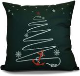 Thumbnail for your product : 16 in. Holiday Anchor Holiday Pillow in Navy Blue