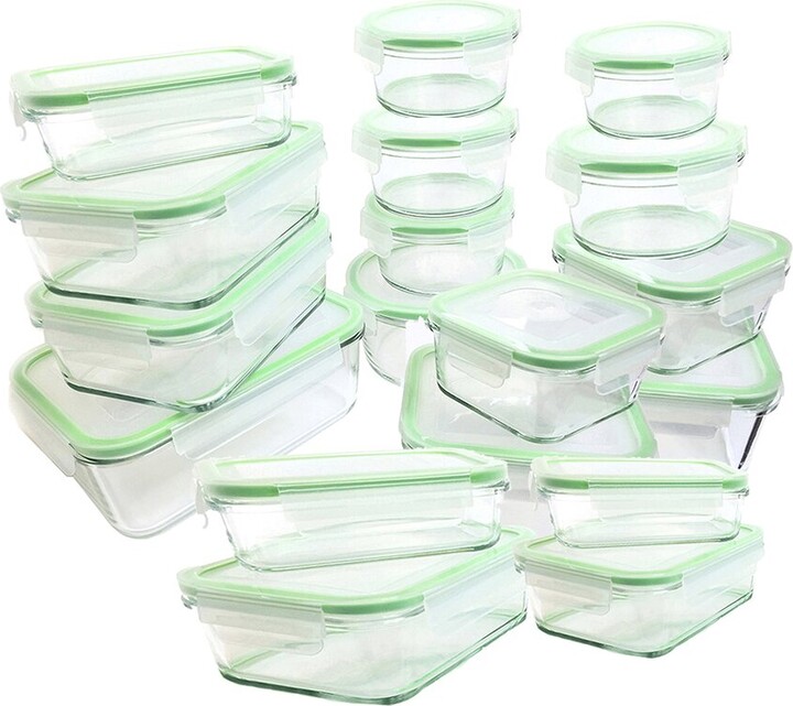 Kinetic Glassworks 36Pc Glass Container Set