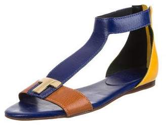Tory Burch Leather Ankle Strap Sandals