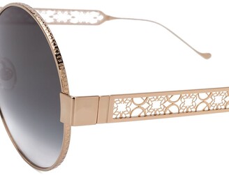 Elie Saab 063/S round-frame sunglasses