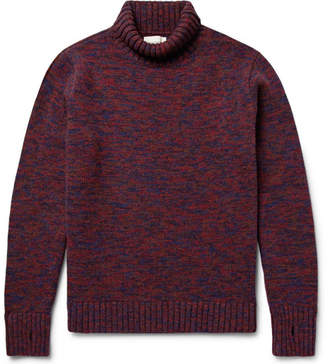 Oliver Spencer Zaria Mélange Wool Rollneck Sweater