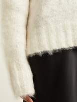 Thumbnail for your product : Helmut Lang Brushed Mohair Blend Sweater - Womens - Ivory
