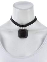Thumbnail for your product : Shawn Warren 18K Ebony & Diamond Choker Pendant Necklace