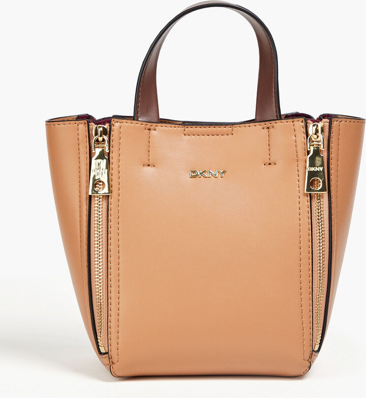 DKNY Sleepwear Zoey twotone leather tote ShopStyle