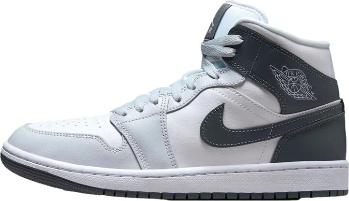 Nike Women's Air Jordan 1 Mid White / Smoke Grey - Pure Platinum BQ6472-113