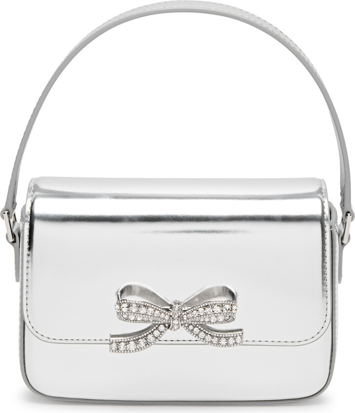 self-portrait PF25313ABMINISHOULDERBAGBLACK 関税送料込 Black Curved Charm shoulder bag Self-portrait - women - SELF