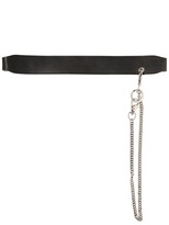 Thumbnail for your product : Maison Martin Margiela 7812 Leather Chained Belt