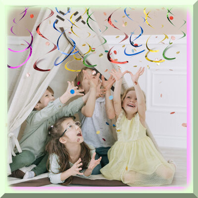 BRBCA Tropical Jungle Birds Honeycomb Cutouts 10pc