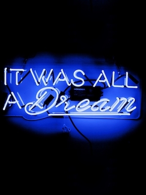Oliver Gal It Was All a Dream (Neon Sign)