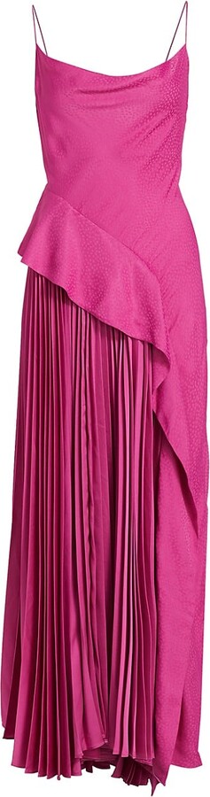 Acler O'Sullivan Sleeveless Pleated Maxi Dress - ShopStyle