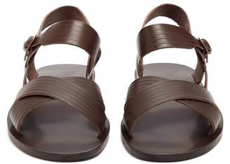 Ancient Greek Sandals Socrates Leather Sandals - Mens - Brown