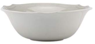 Lenox French Perle Bead Serving Bowl in Grey