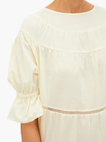 Thumbnail for your product : Merlette New York Paradis Tiered Cotton Sun Dress - Yellow