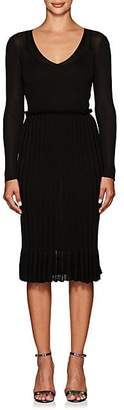 Altuzarra Women's Magus Metallic Rib-Knit Dress - Black