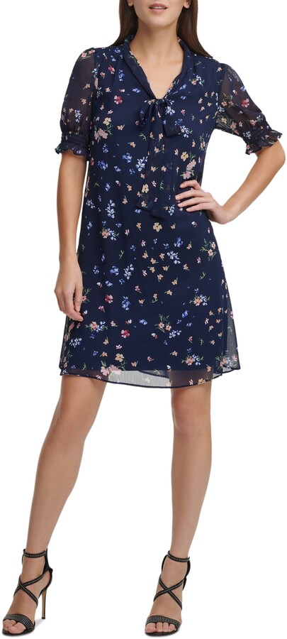 Navy Shift Dress | Shop the world's largest collection of fashion 