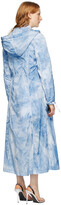 Thumbnail for your product : Off-White Blue Tie-Dye Rain Coat