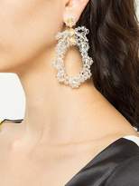 Thumbnail for your product : Simone Rocha beaded hoop earring