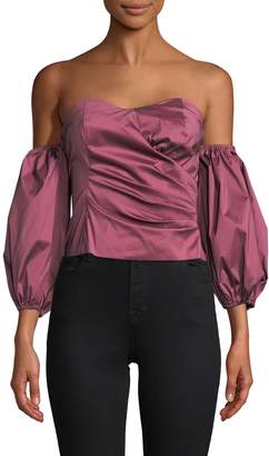 Tracy Reese Women's Solid Sweetheart Top