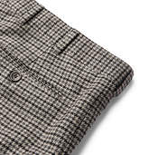 Thumbnail for your product : Piombo Mp Massimo Grey Neruda Slim-Fit Houndstooth Virgin Wool Suit Trousers