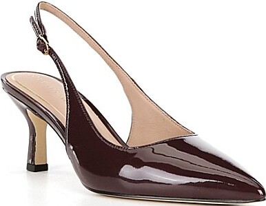 Cole Haan Hansell Patent Leather Slingback Pumps