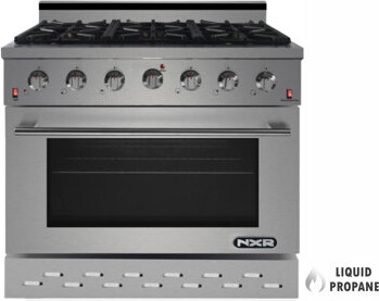 NXR Professional Ranges Liquid Propane 36" 5.5 cu. ft. Freestanding Gas Range