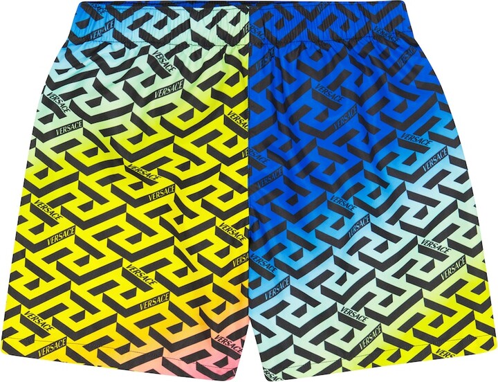 Versace Children La Greca Signature swim trunks ShopStyle