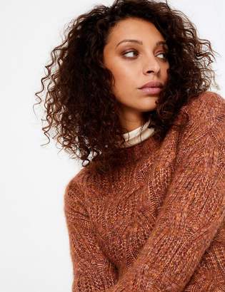 Per Una Per UnaMarks and Spencer Cable Knit Relaxed Fit Jumper