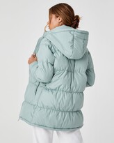 Thumbnail for your product : Supre Women's Blue Winter Coats - Joanne Mid Length Puffer Jacket - Size S/M at The Iconic