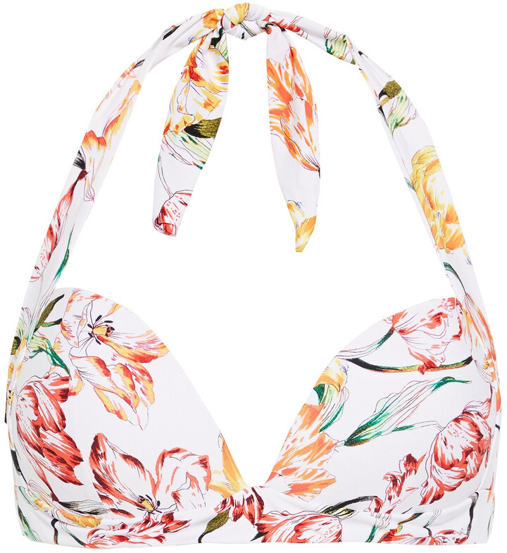 Jets 50's Galleria Floralprint Halterneck Bikini Top ShopStyle Two