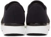 Thumbnail for your product : Prada Black Neoprene Slip-On Sneakers