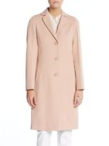 Thumbnail for your product : Cinzia Rocca Cotton & Wool Blend Coat