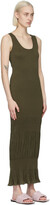 Thumbnail for your product : J.W.Anderson Khaki Fitted Tank Dress