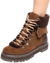 Thumbnail for your product : See by Chloe 20mm Eileen Suede & Fur Ankle Boots