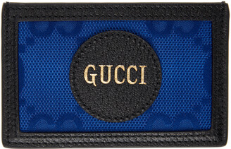Gucci Blue Off The Grid Card GG Eco Card Holder