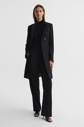 Reiss Petite Wool Blend Mid-Length Coat