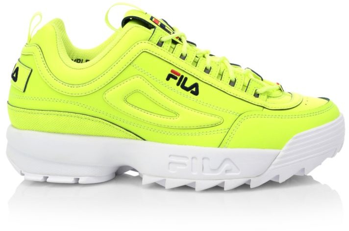 yellow filas mens