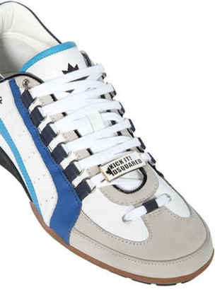 DSQUARED2 Leather & Nubuck Sneakers