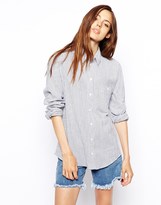 Thumbnail for your product : ASOS Boyfriend Shirt in Stripe