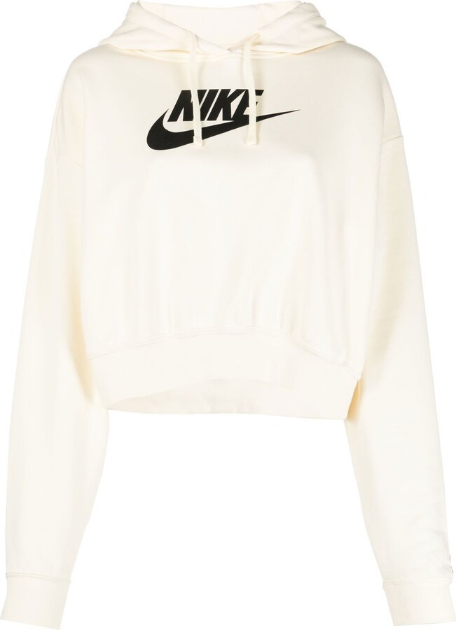 swoosh logo hoodie