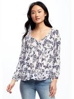 Thumbnail for your product : Old Navy Patterned Swing Blouse for Women