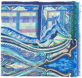 Thumbnail for your product : Etro abstract print scarf