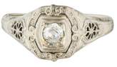 Thumbnail for your product : Ring 18K Diamond Filigree Wedding