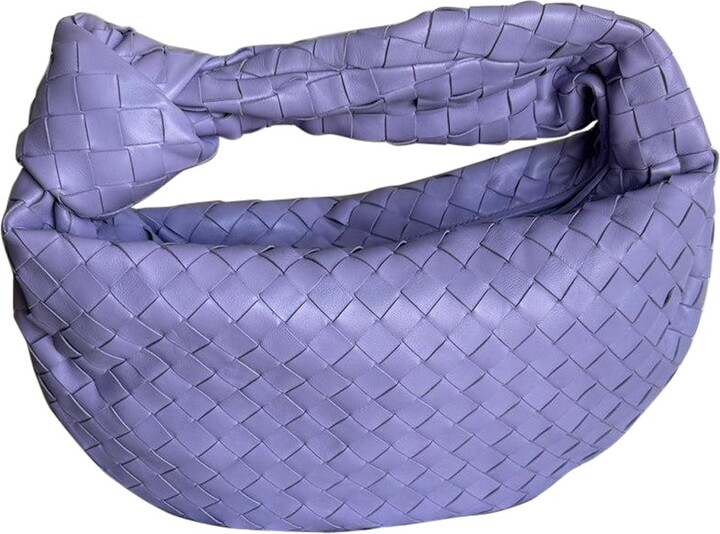 Bottega Veneta Teen Jodie Small Lambskin Leather Lightening Lilac Purple 36cm