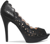 Thumbnail for your product : XOXO Belinda Perforated Platform Pumps