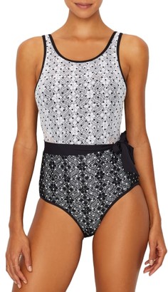 Anne Cole Signature In First Lace Dot One-Piece