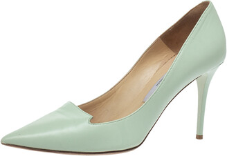 Mint Green Heeled Shoe | Shop the world's largest collection of fashion |  ShopStyle UK
