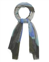 Thumbnail for your product : Jaeger Wool-Blend Abstract Scarf