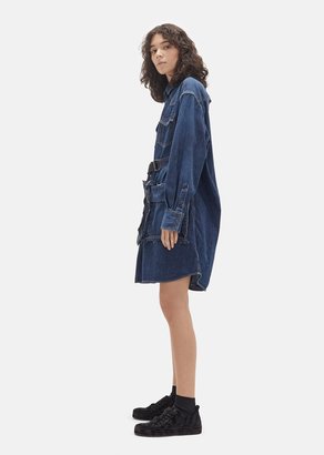 Sacai Denim Dress Jacket Blue Size: JP 3
